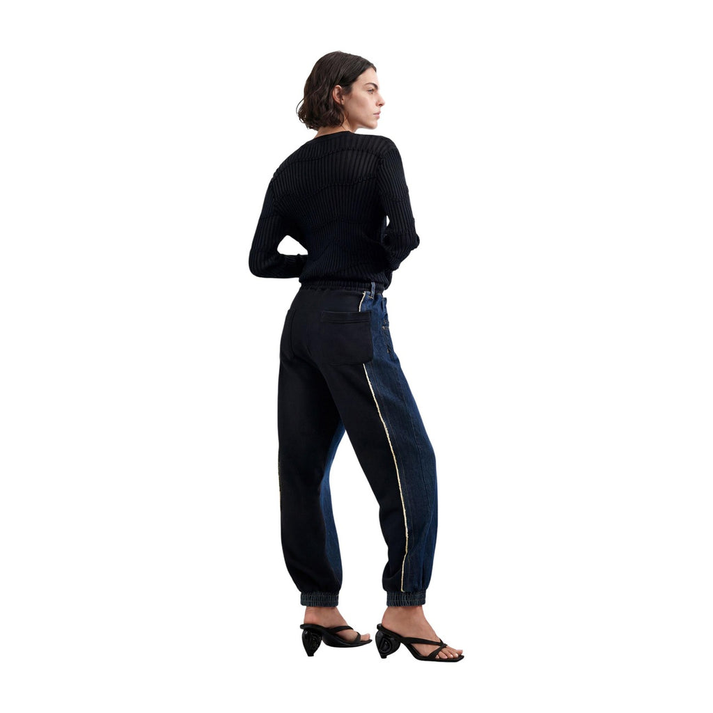 Desigual — Jean Denim Ibrid bleu femme — vue 3