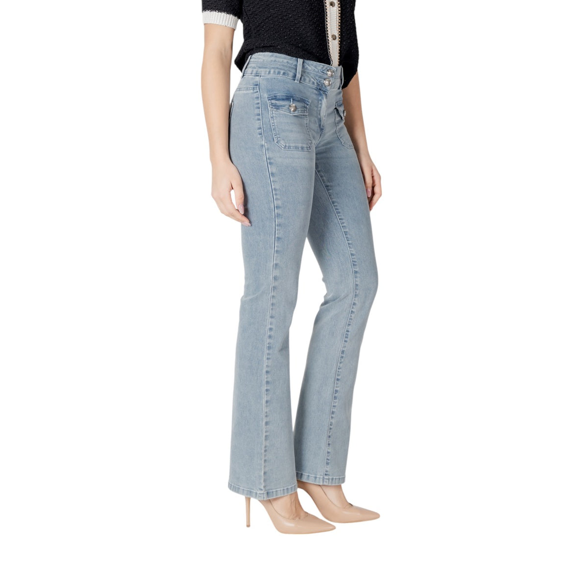 Morgan — jeans blauw voor dames — afbeelding 4