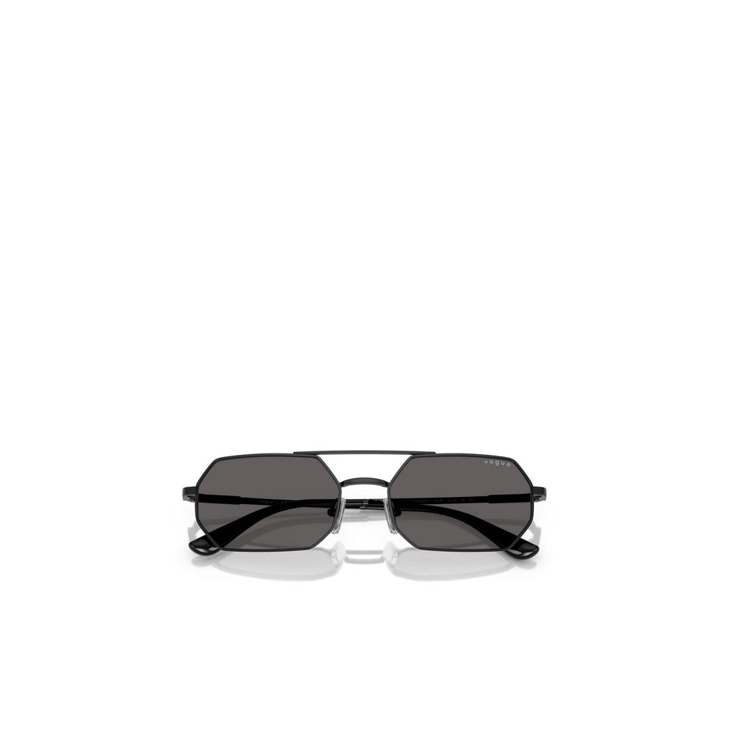 Vogue Eyewear — Women's Black Metal Geometric Sunglasses — view 3