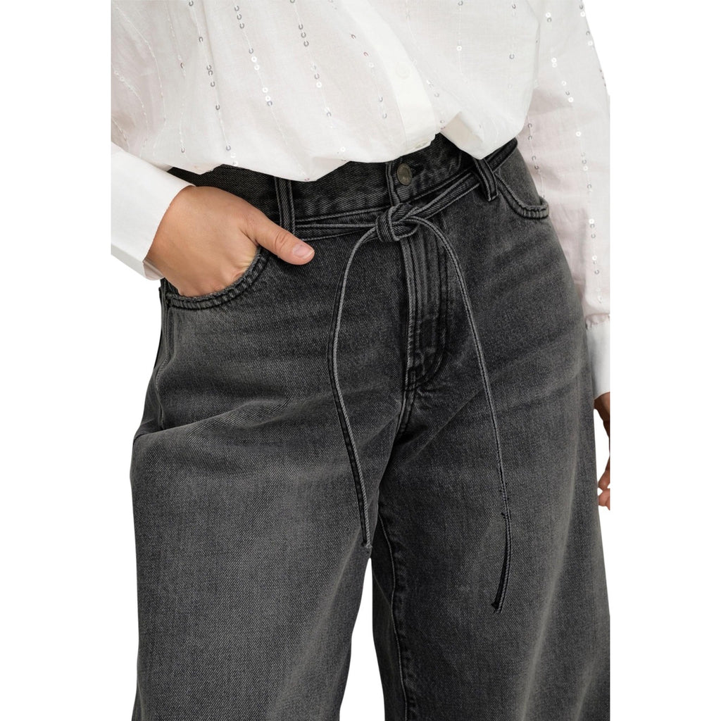 Only — Schwarze ONLGIANNA Damenjeans — Ansicht 4