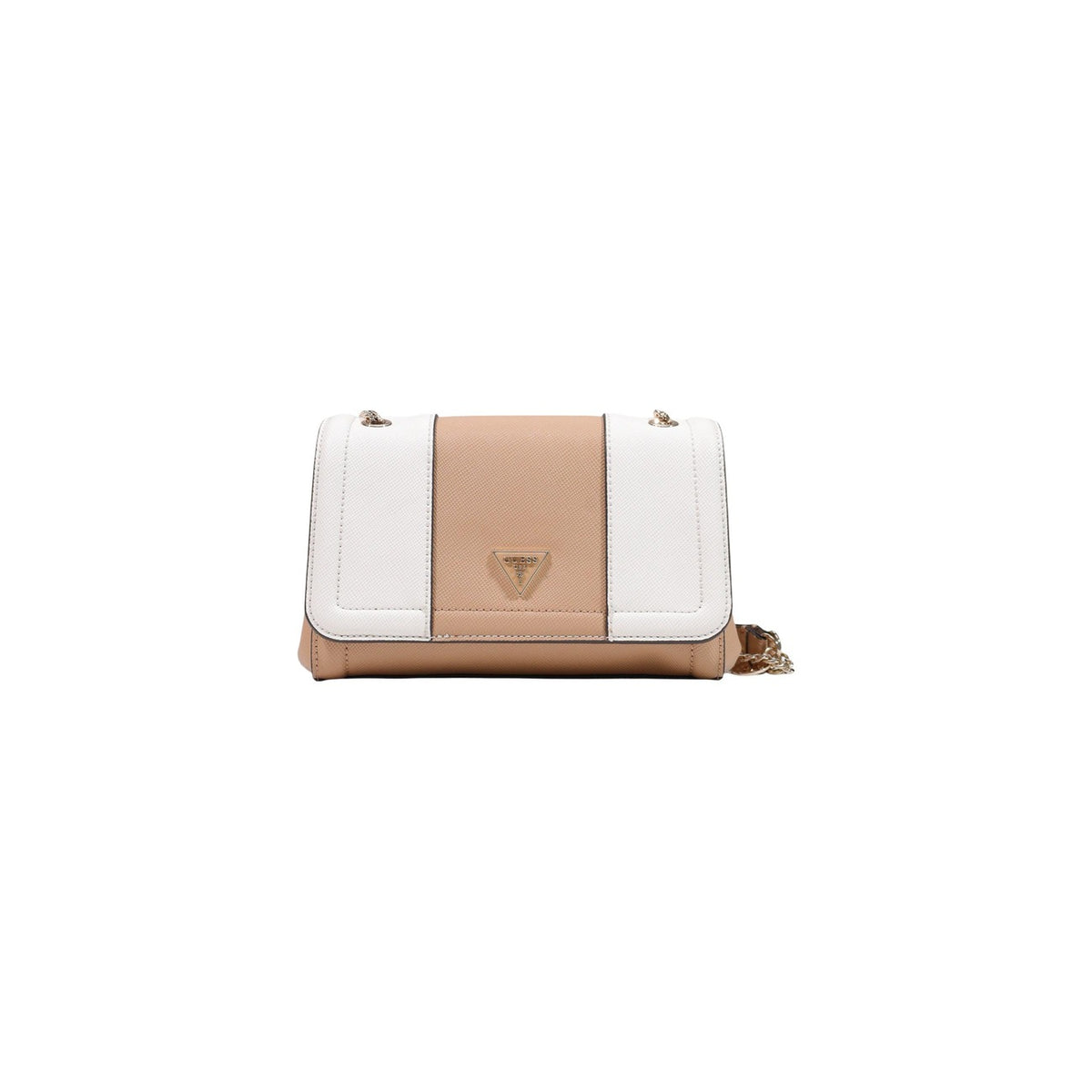 Guess — Women's Noelle II Cnvrtble Xbody Flap bag - beige color
