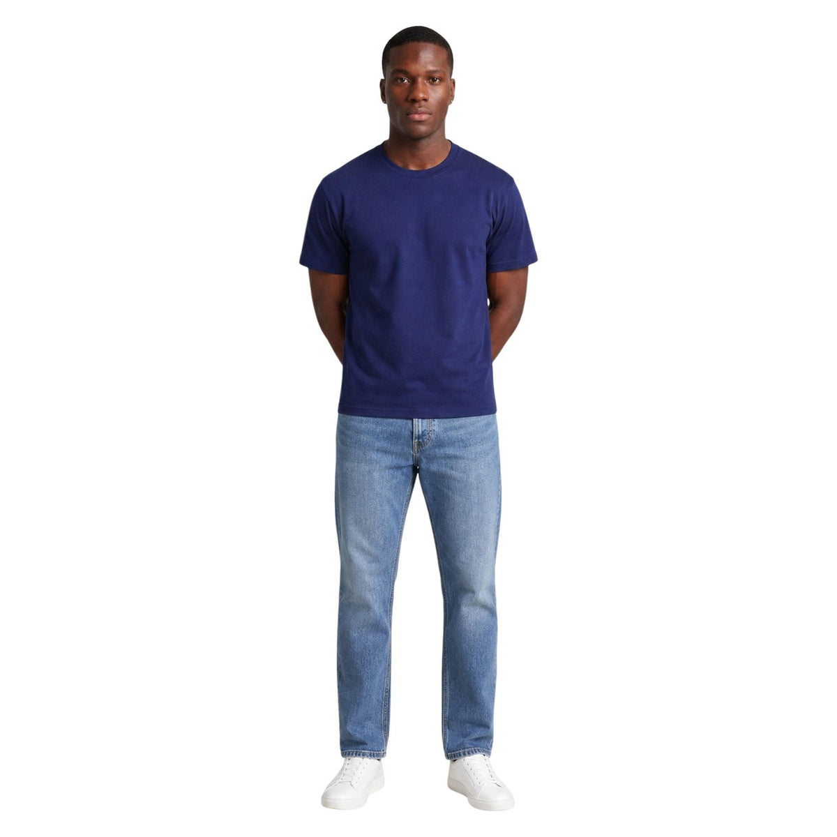 Hydra Clothing — T-shirt bleu homme — vue 3