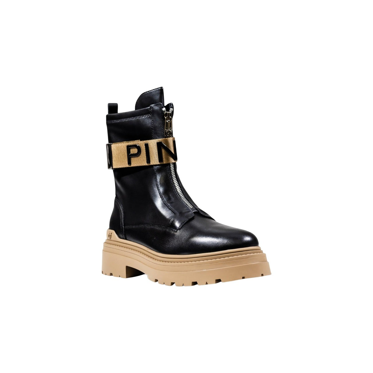 Pinko — Sd0219p061 women’s black leather boots — view 2