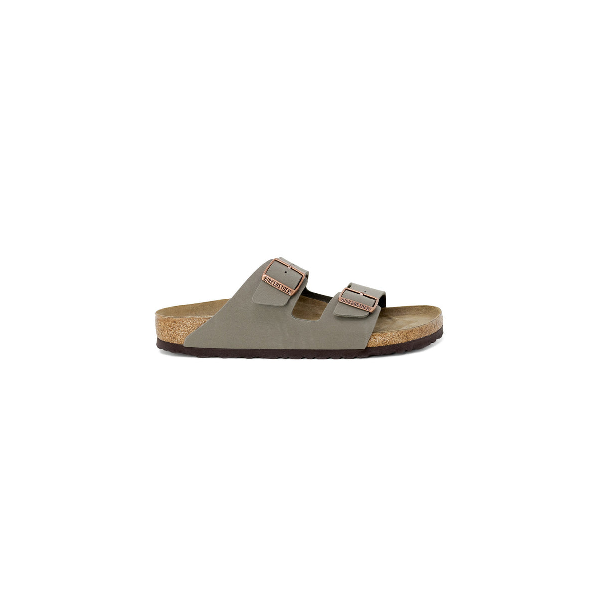 Birkenstock — Arizona BS grises en cuir femme