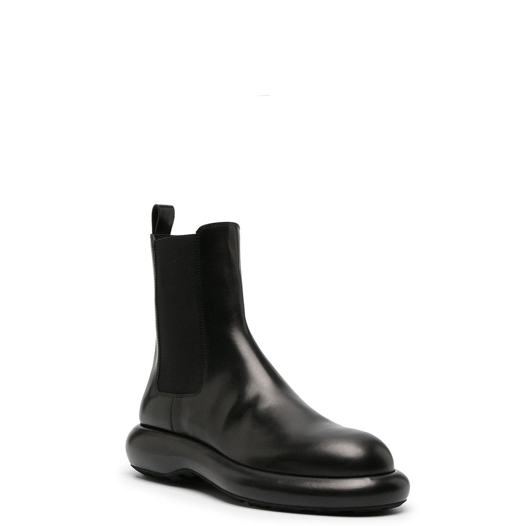 Jil Sander — EBO_1459 black men’s ankle boots — view 2