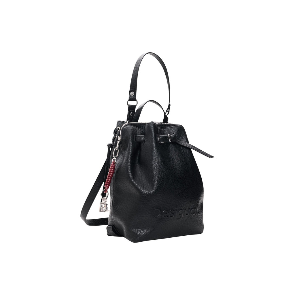 Desigual — Tas Half Logo Luena Nf B zwart dames — afbeelding 2