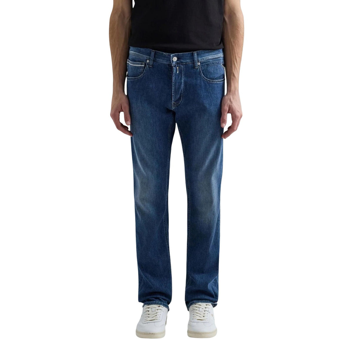Replay — Jean coupe droite bleu homme