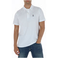 Psycho Bunny — Men's white polo shirt B6K001ARPC