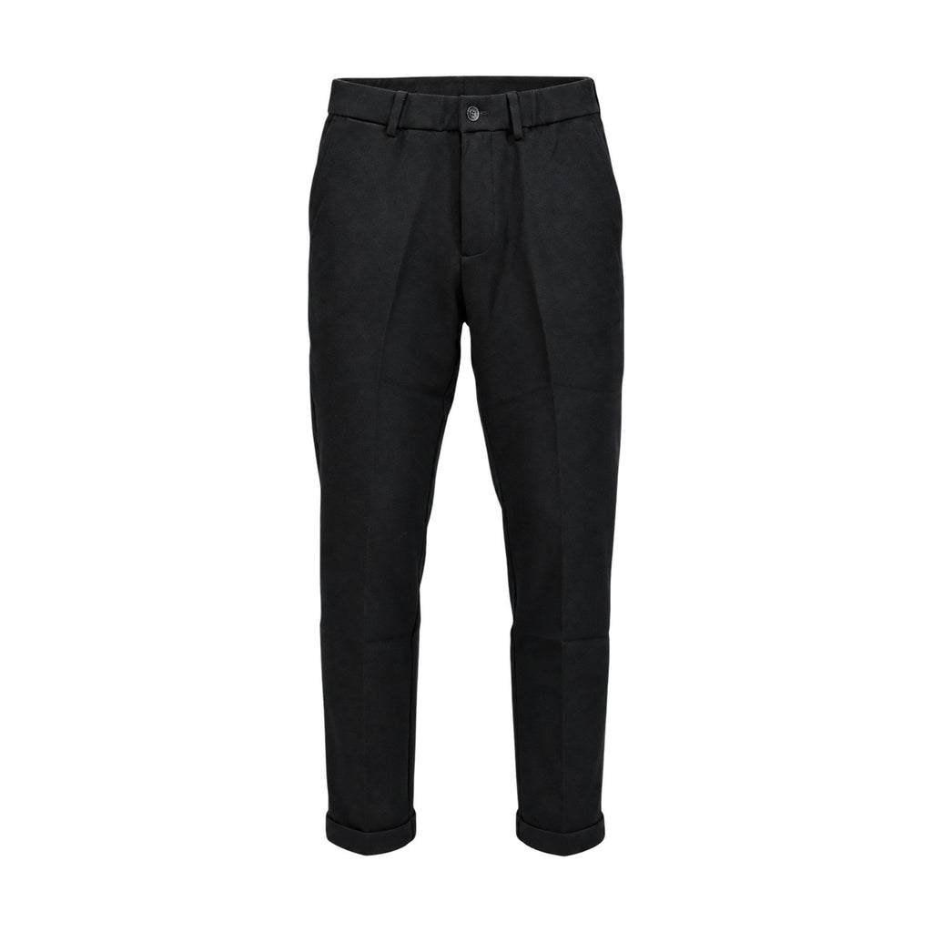 Gianni Lupo — Pantalon casual noir homme — vue 5