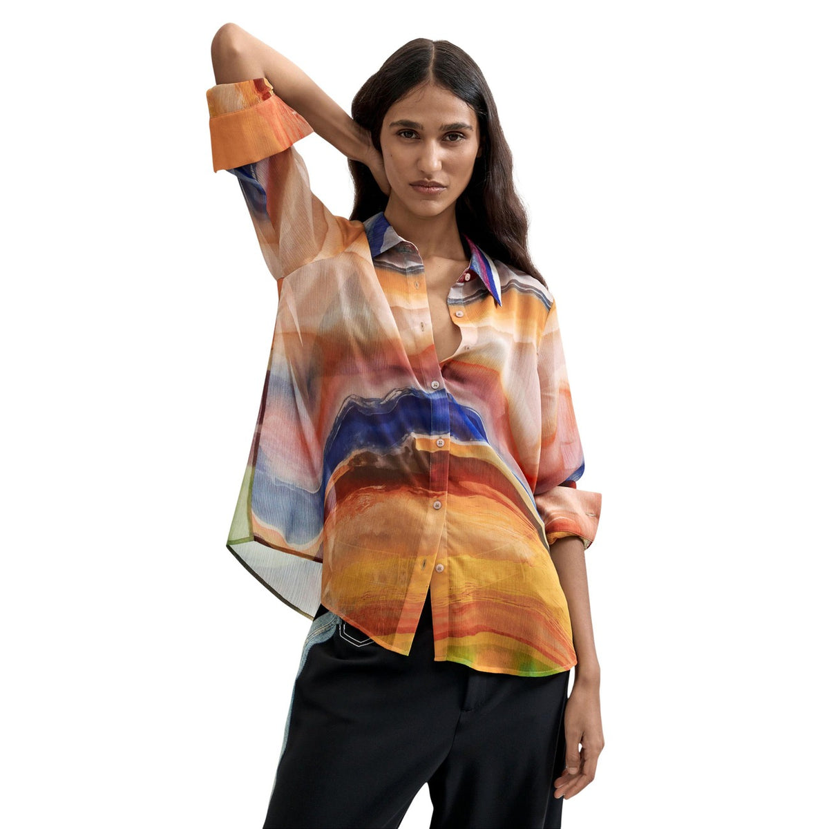 Desigual — Blouse Camsterdam orange femme