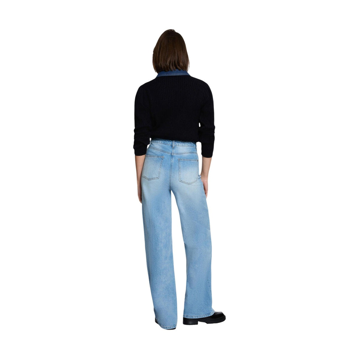Morgan — Women’s black sweater — view 3