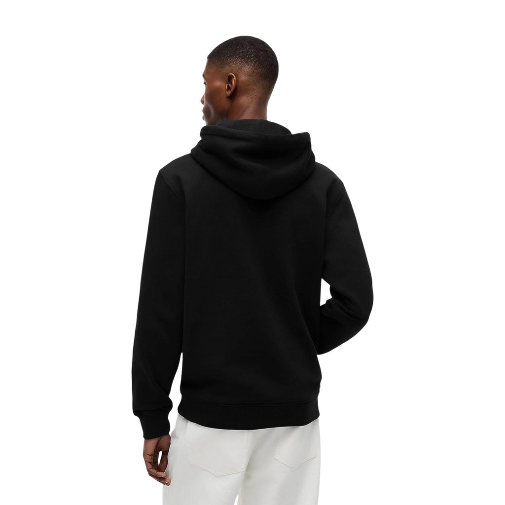 Tommy Jeans – Schwarzer Kapuzenpullover mit Kängurutasche für Herren — Ansicht 3