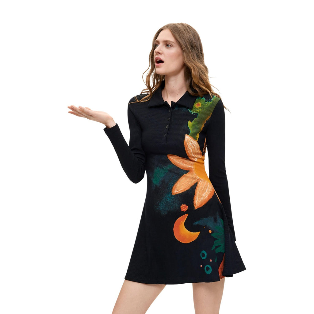 Desigual — Women's black Edinburgh dress — view 2