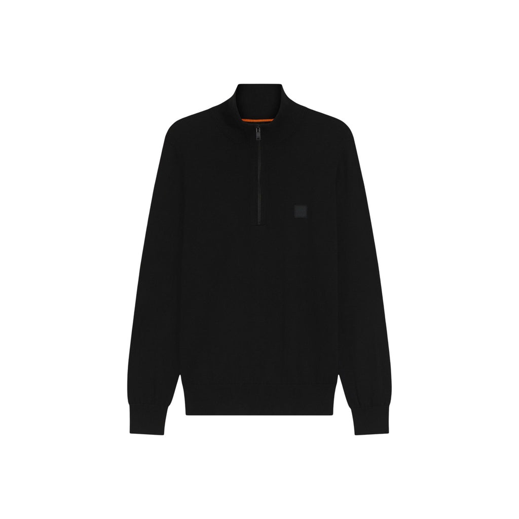 BOSS — Pull demi-zip Kanobix S coton-cachemire homme — vue 3