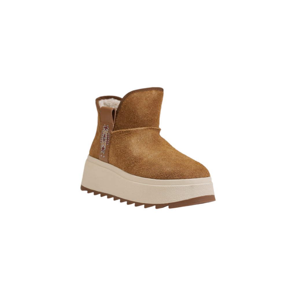 Ash — MASK camel women’s platform ankle boots — view 2