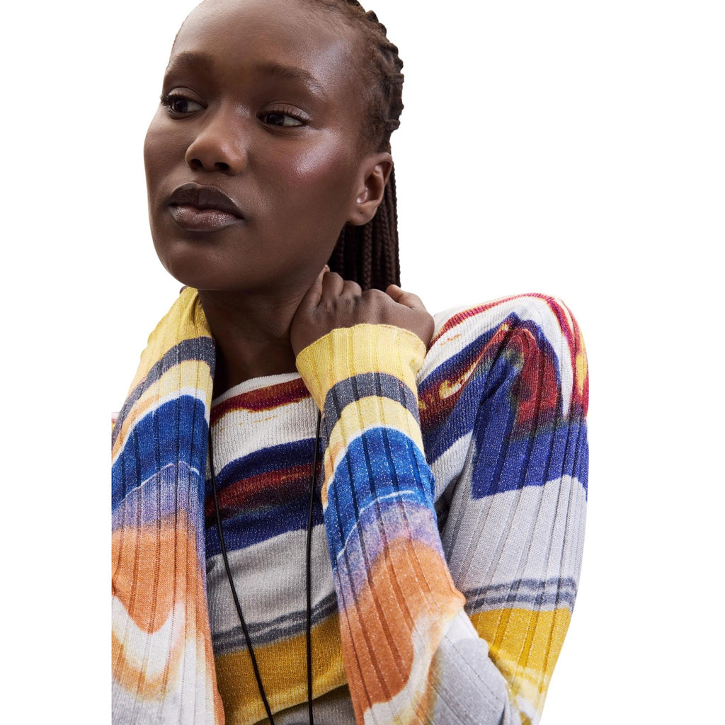 Desigual — Women’s blue Terra sweater — view 3