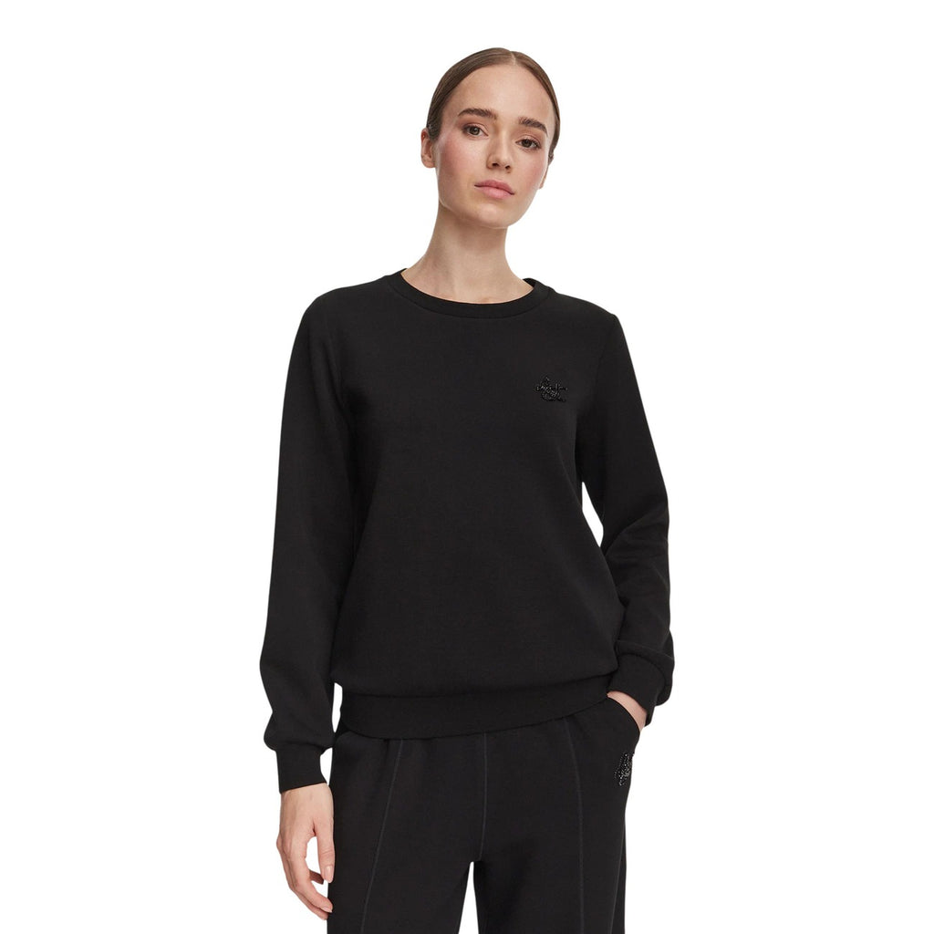 Liu Jo — T-shirt noir réf. FELPA CHIUSA femme