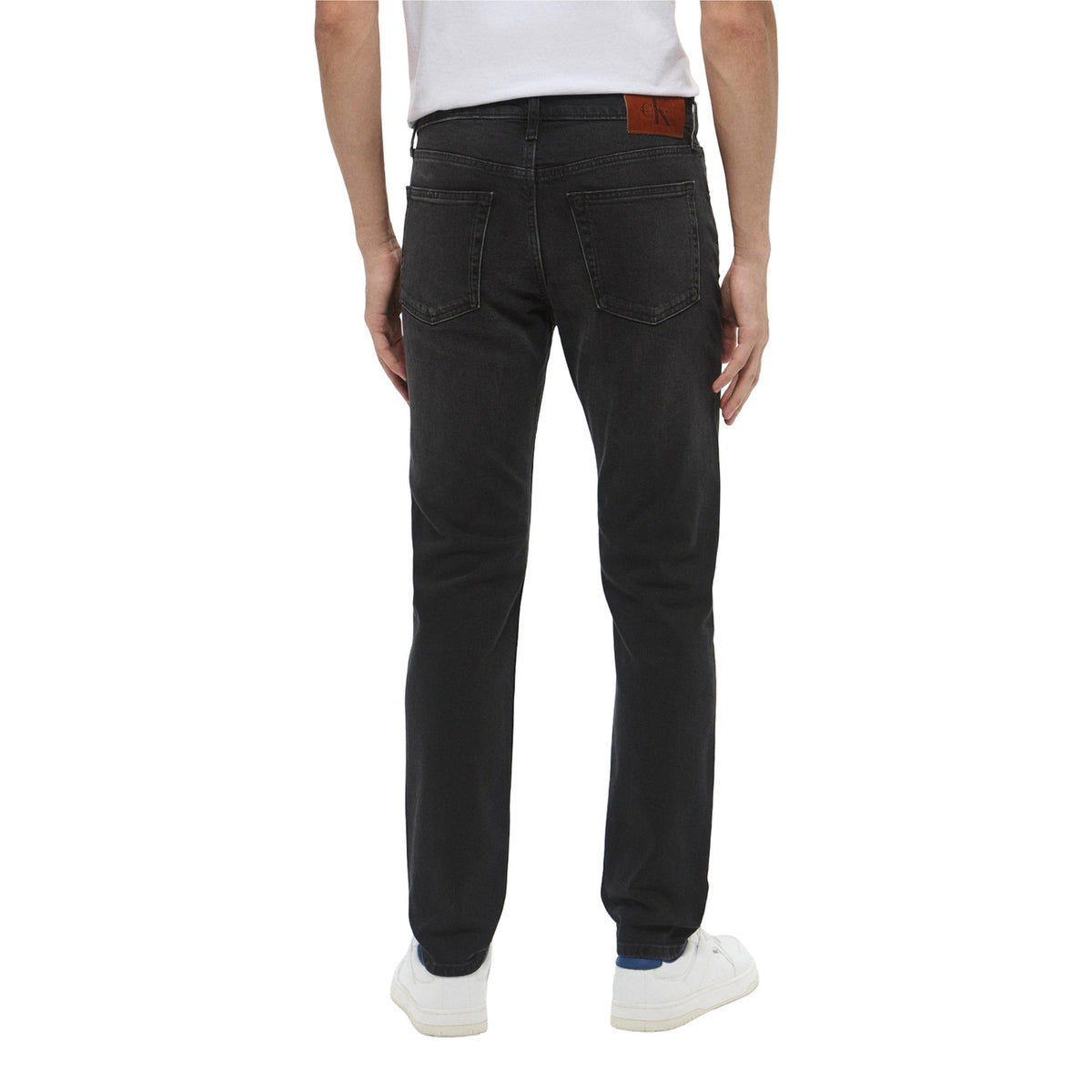 Calvin Klein Jeans — Jean slim tapered noir homme — vue 2