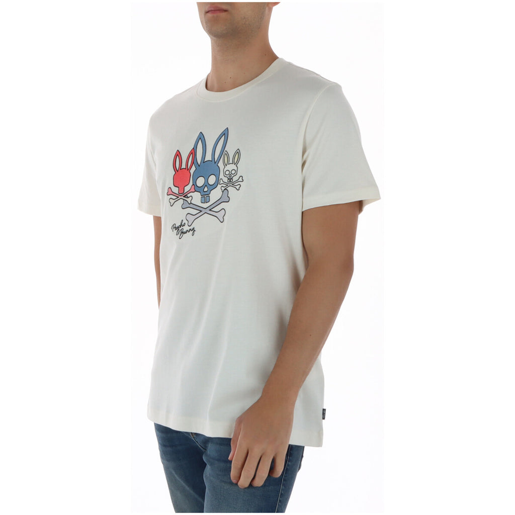 Psycho Bunny — T-shirt MT0200213 blanc homme — vue 3