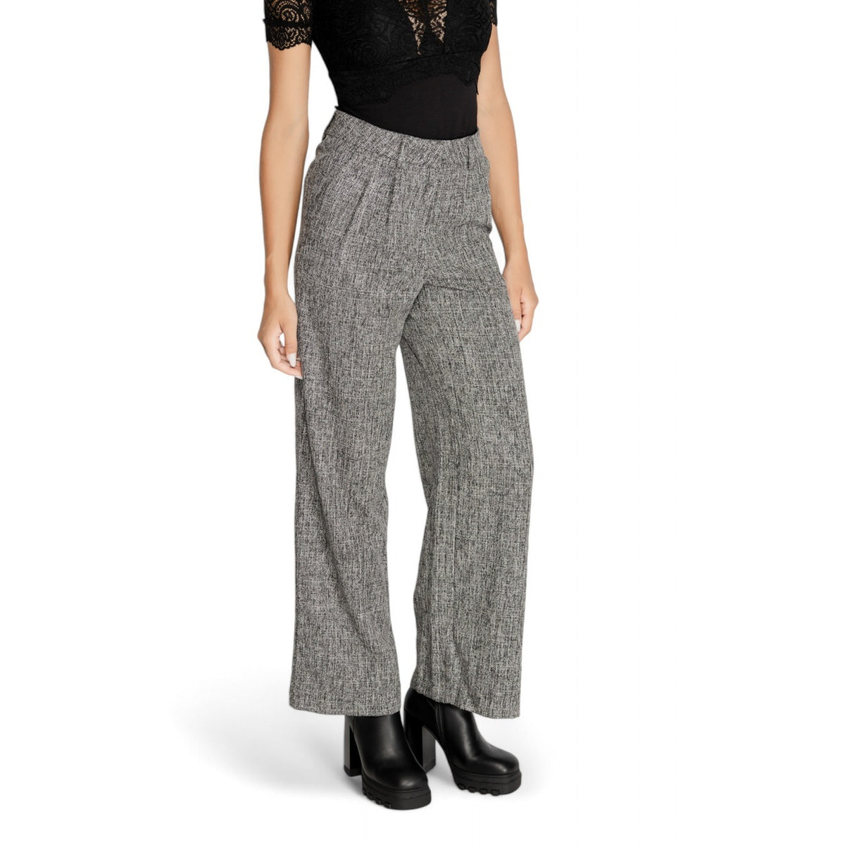 Vila Clothes — Damen-Hose 14098697 schwarz — Ansicht 3