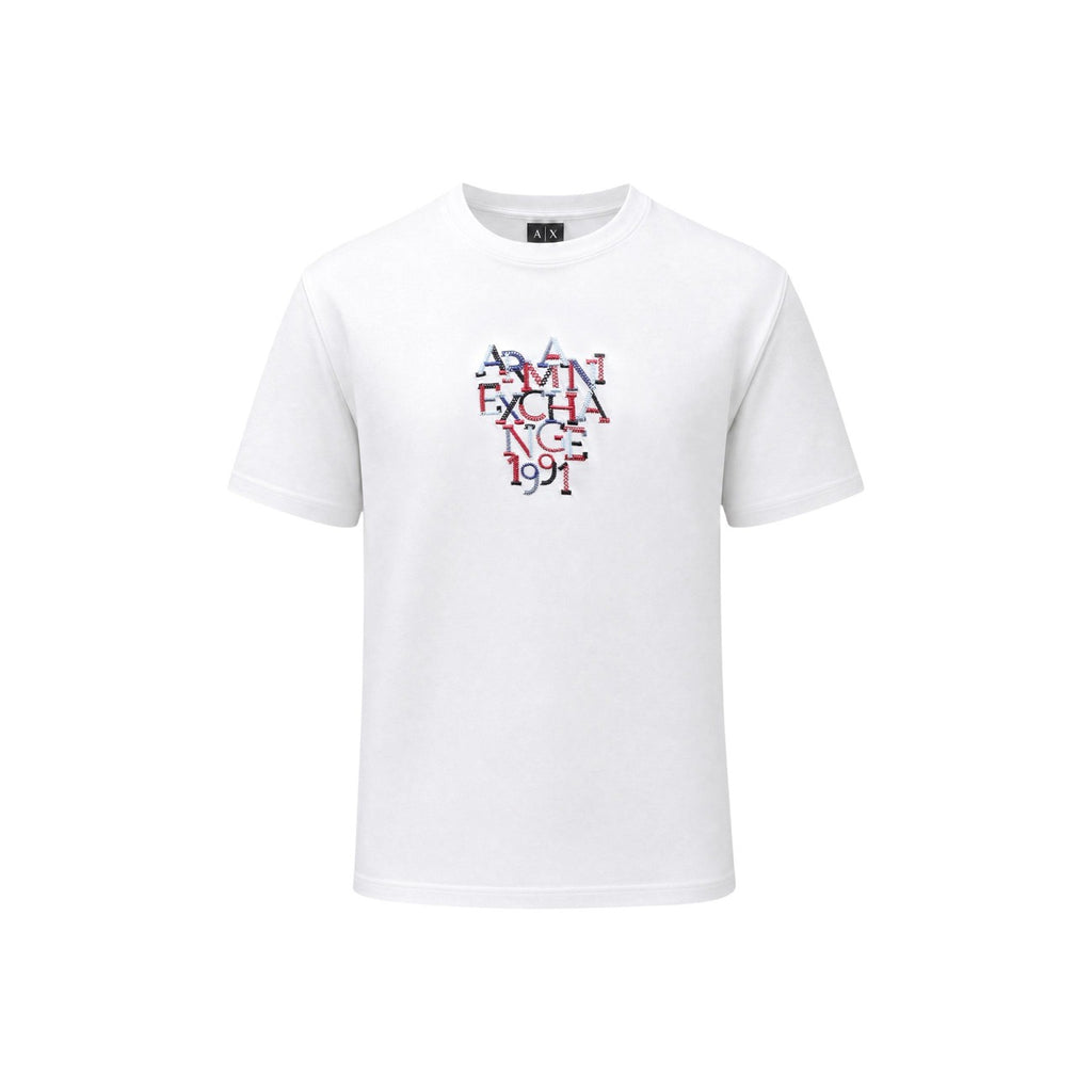 Armani Exchange — Men’s white cotton t-shirt — view 2