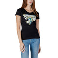 Guess — Camelia Triangle Tee women's t-shirt - black color