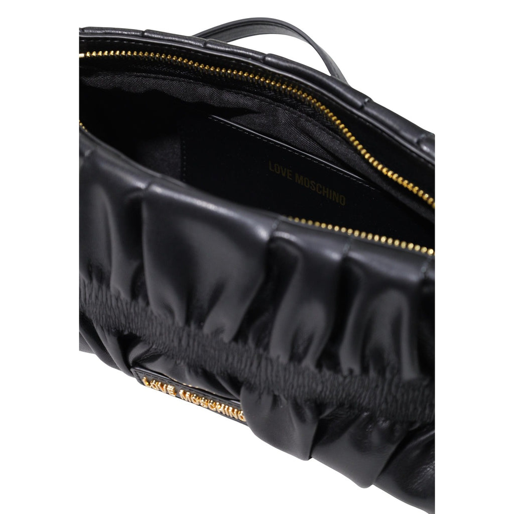 Love Moschino — Sac à main noir 27 × 16 × 8 cm femme — vue 5