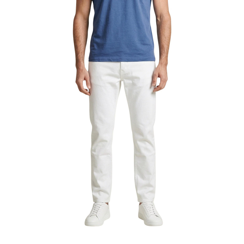 Calvin Klein Jeans — Pantalon LV04RF751G blanc stretch homme