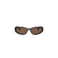 Vogue Eyewear — Lunettes de soleil géométriques en acétate marron 54 mm femme