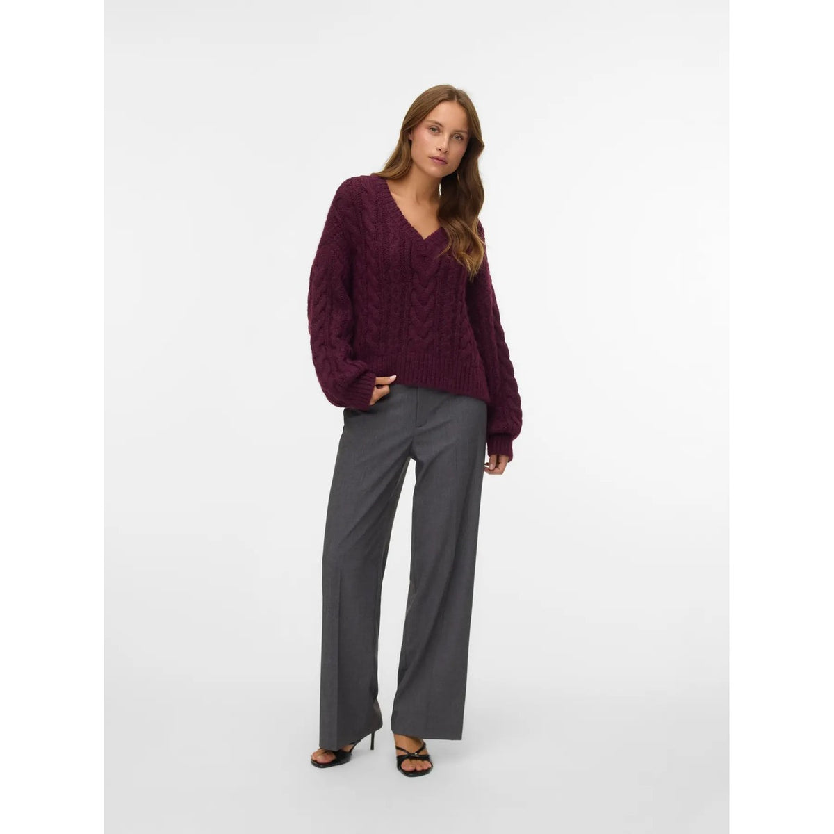 Vero Moda — Damen-Hose 10334103 grau — Ansicht 3