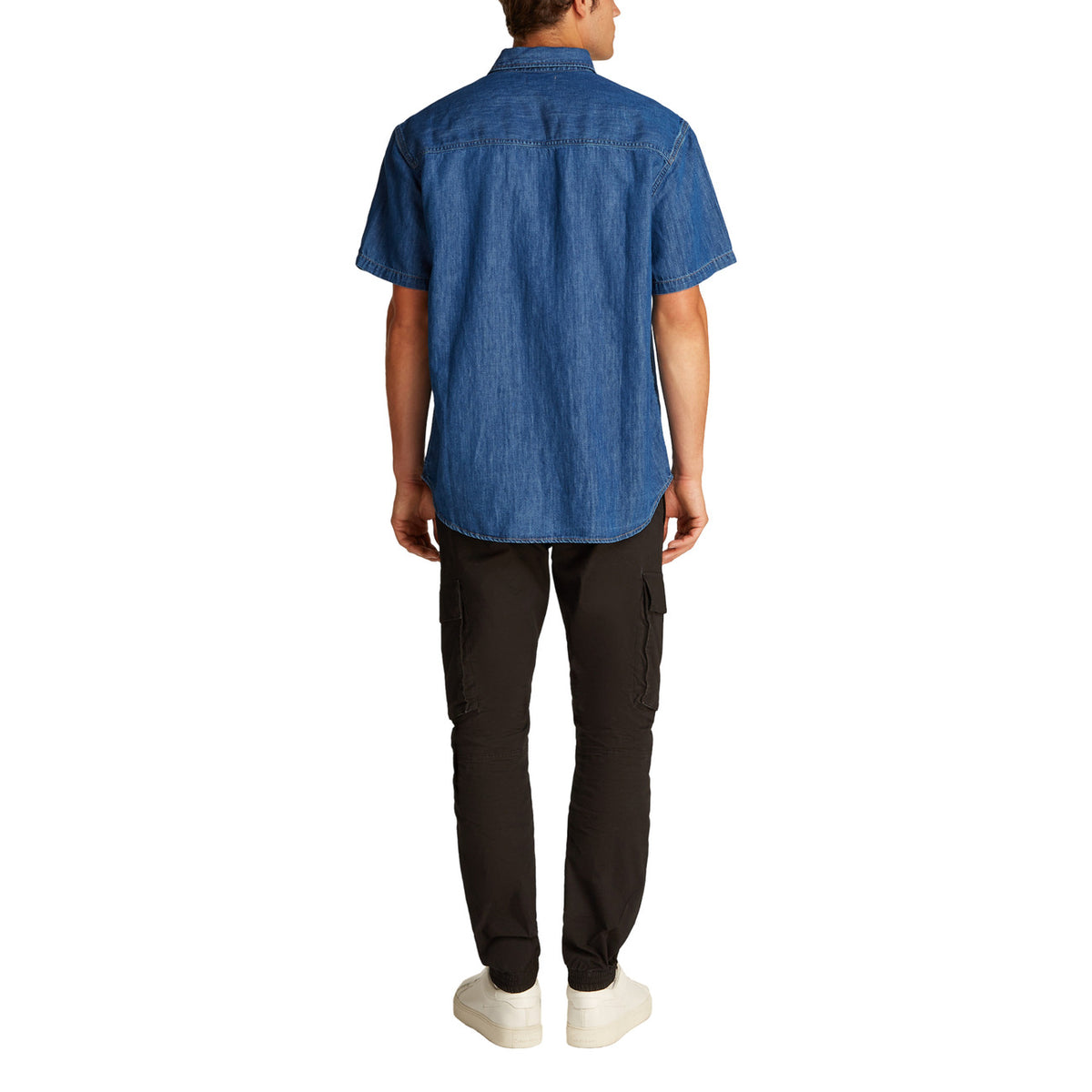 Calvin Klein Jeans — Chemise J30J327178 Bleu azur homme — vue 2