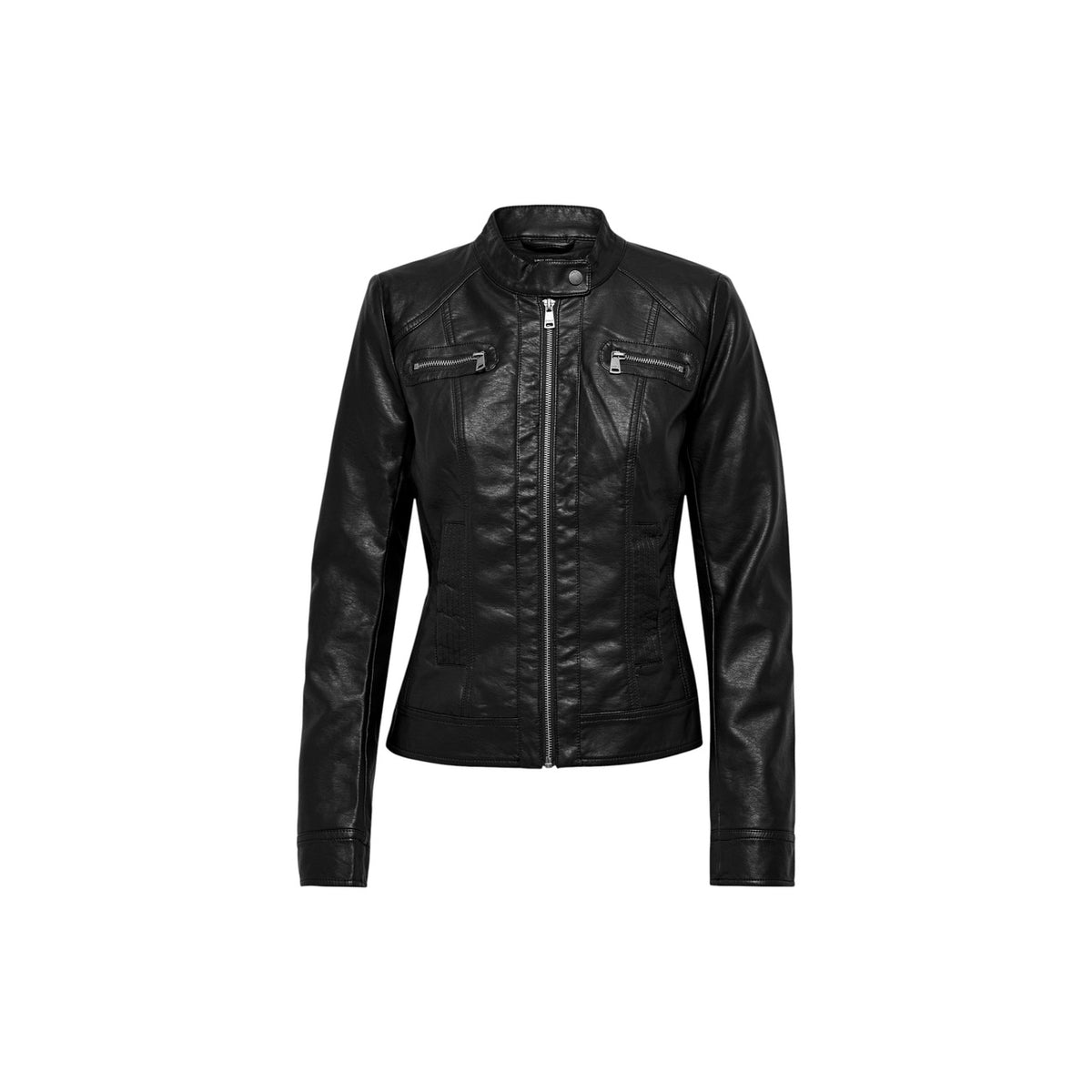 Only — Veste biker ONLBANDIT noire femme