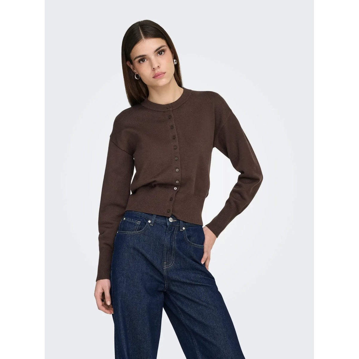 Only — Cardigan ONLMIO col rond femme — vue 7