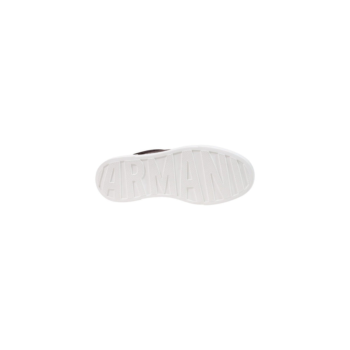 Armani Exchange — Baskets en cuir marron femme — vue 4