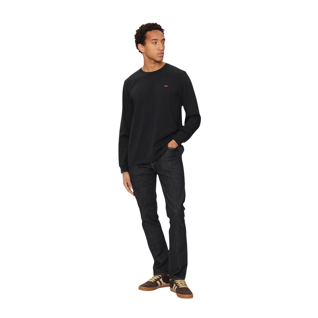 Levi’s — Zwart Original heren-T-shirt met lange mouwen — afbeelding 4