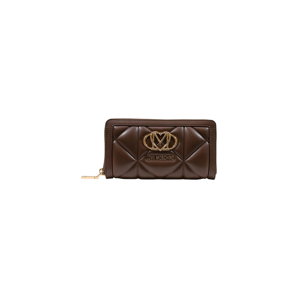 Love Moschino — Brown wallet 18 × 10 × 2 cm women — view 5