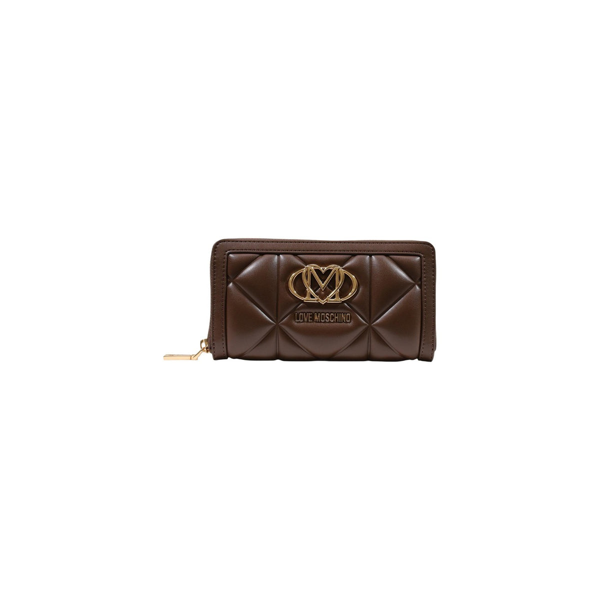 Love Moschino — Brown wallet 18 × 10 × 2 cm women — view 5