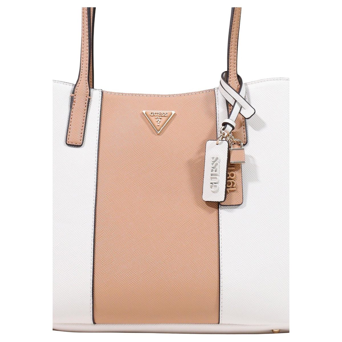 Guess — Tasche Bramina Small Satche für Damen - Farbe beige — Ansicht 2