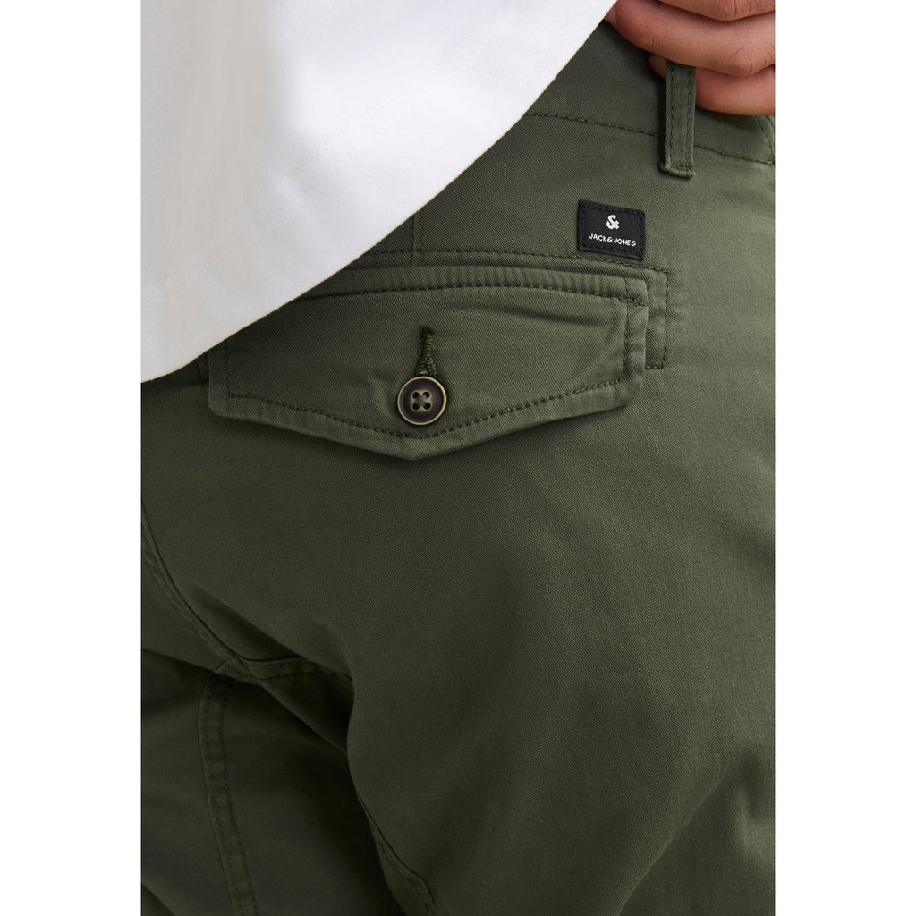 Jack & Jones — Men's green cargo pants 12141844 — view 4