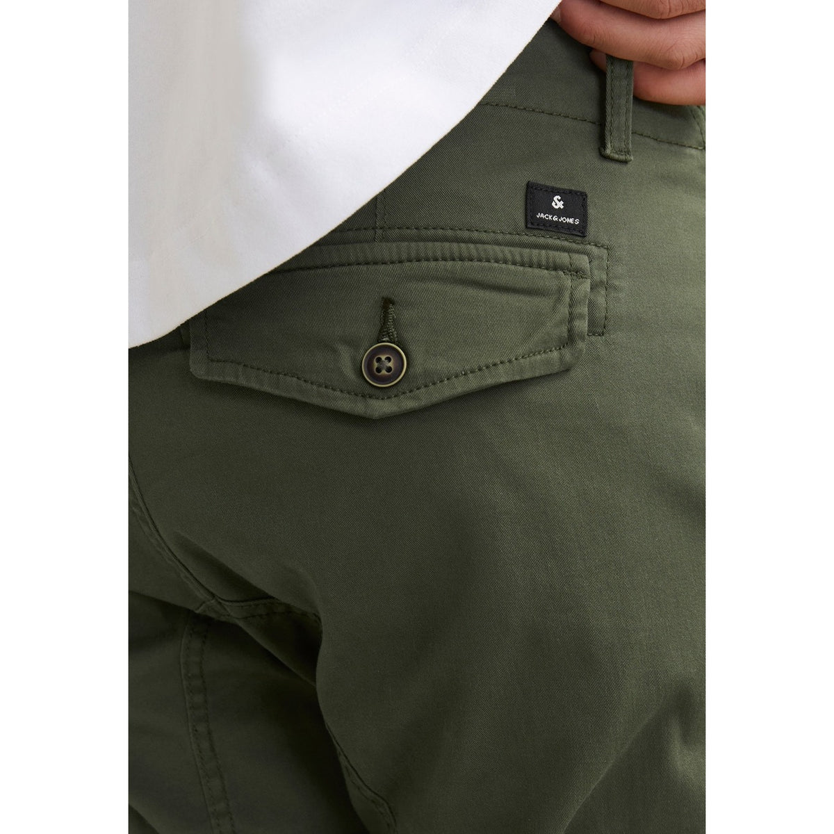 Jack & Jones — Men's green cargo pants 12141844 — view 4
