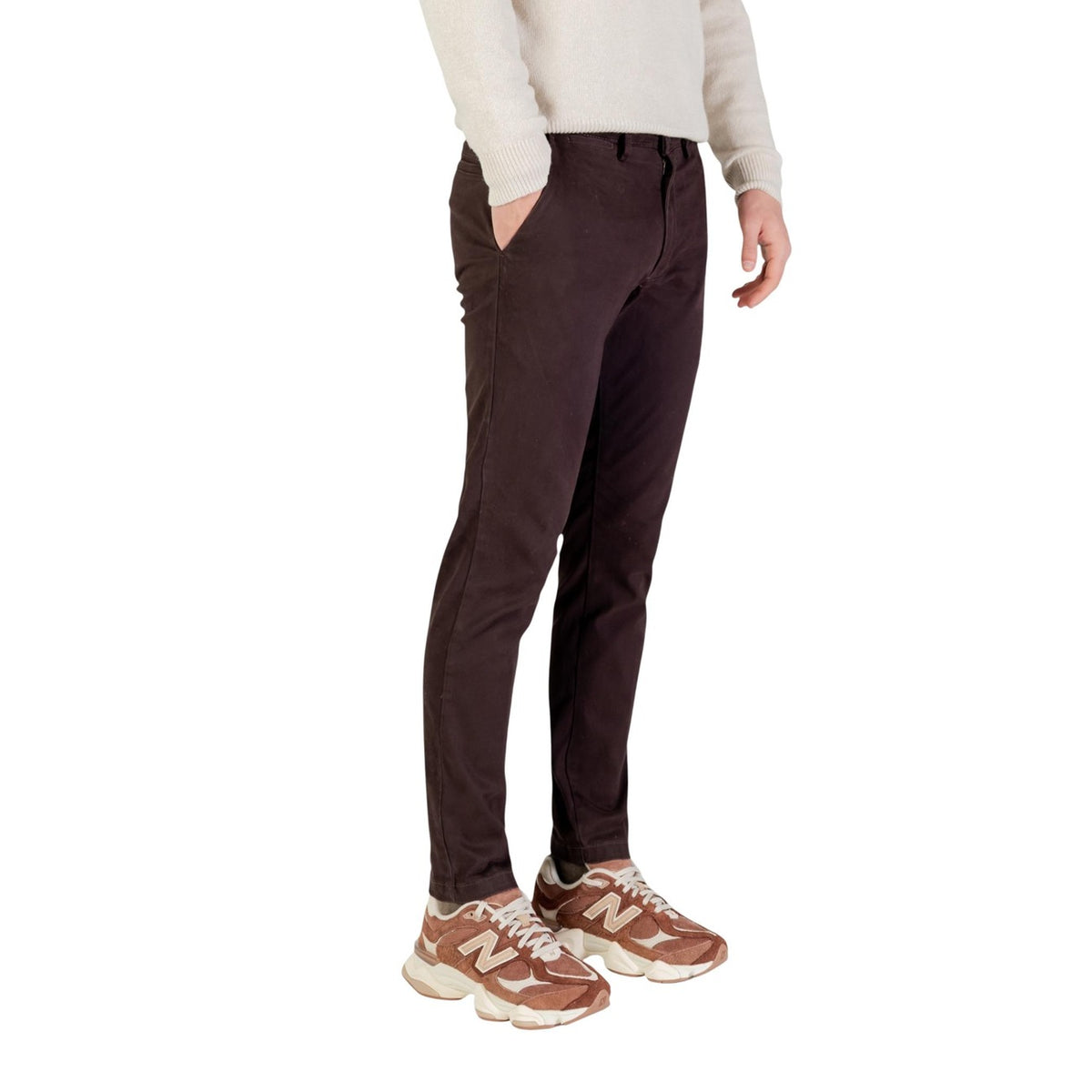 Borghese — Pantalon réf. 5WPA01 07CO126M marron homme — vue 4