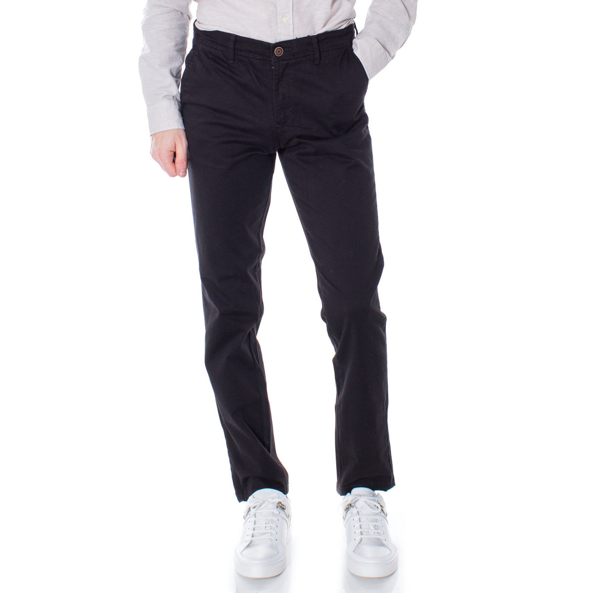 Jack & Jones — Men's black slim chinos