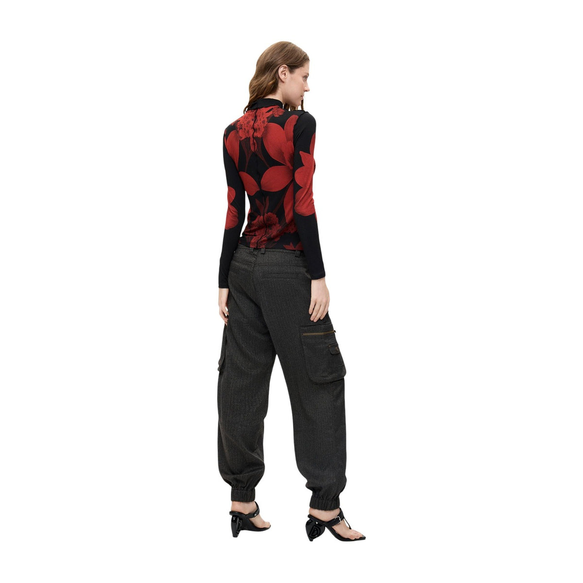 Desigual — Pantalon Urban marron femme — vue 3