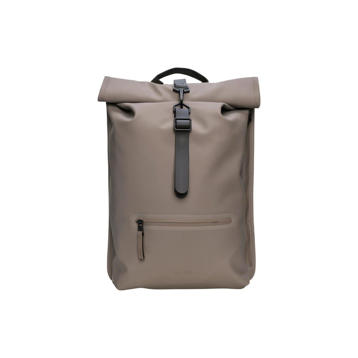 Rains — Rolltop Rucksack gris unisexe