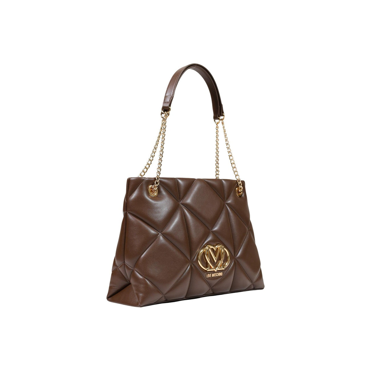 Love Moschino — Braune Handtasche 30 × 24 × 10 cm Damen — Ansicht 2