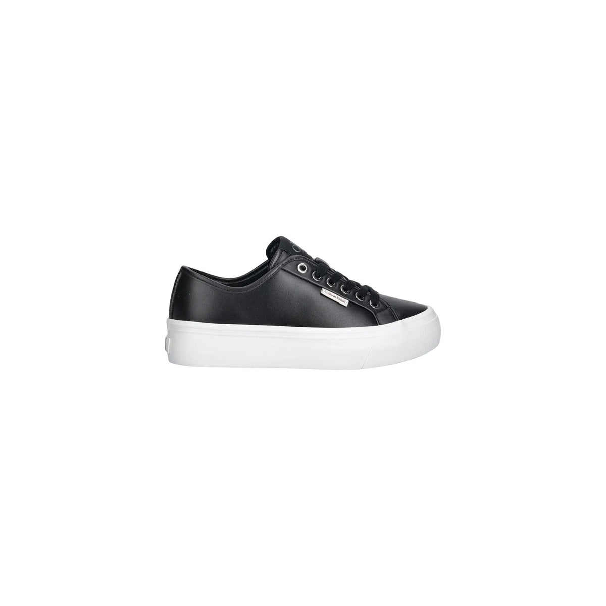 Calvin Klein Jeans — Baskets Blanches en cuir femme — vue 6