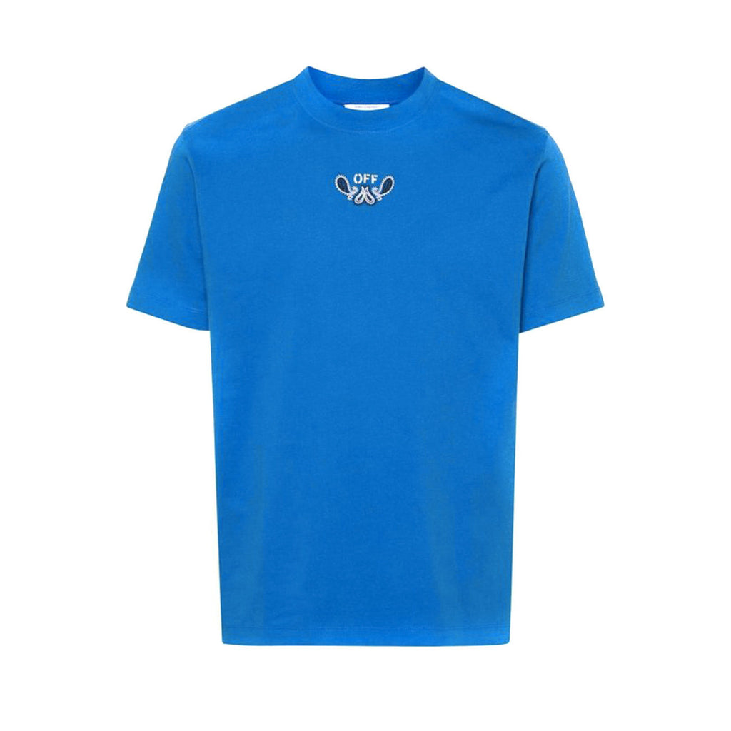 Off-white — T-shirt BO_2114 bleu azur homme