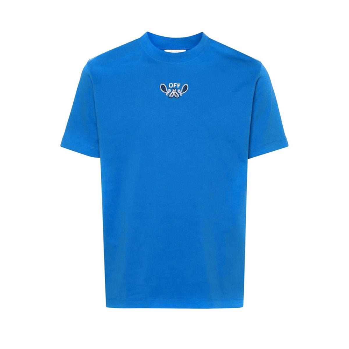Off-white — T-shirt BO_2114 bleu azur homme