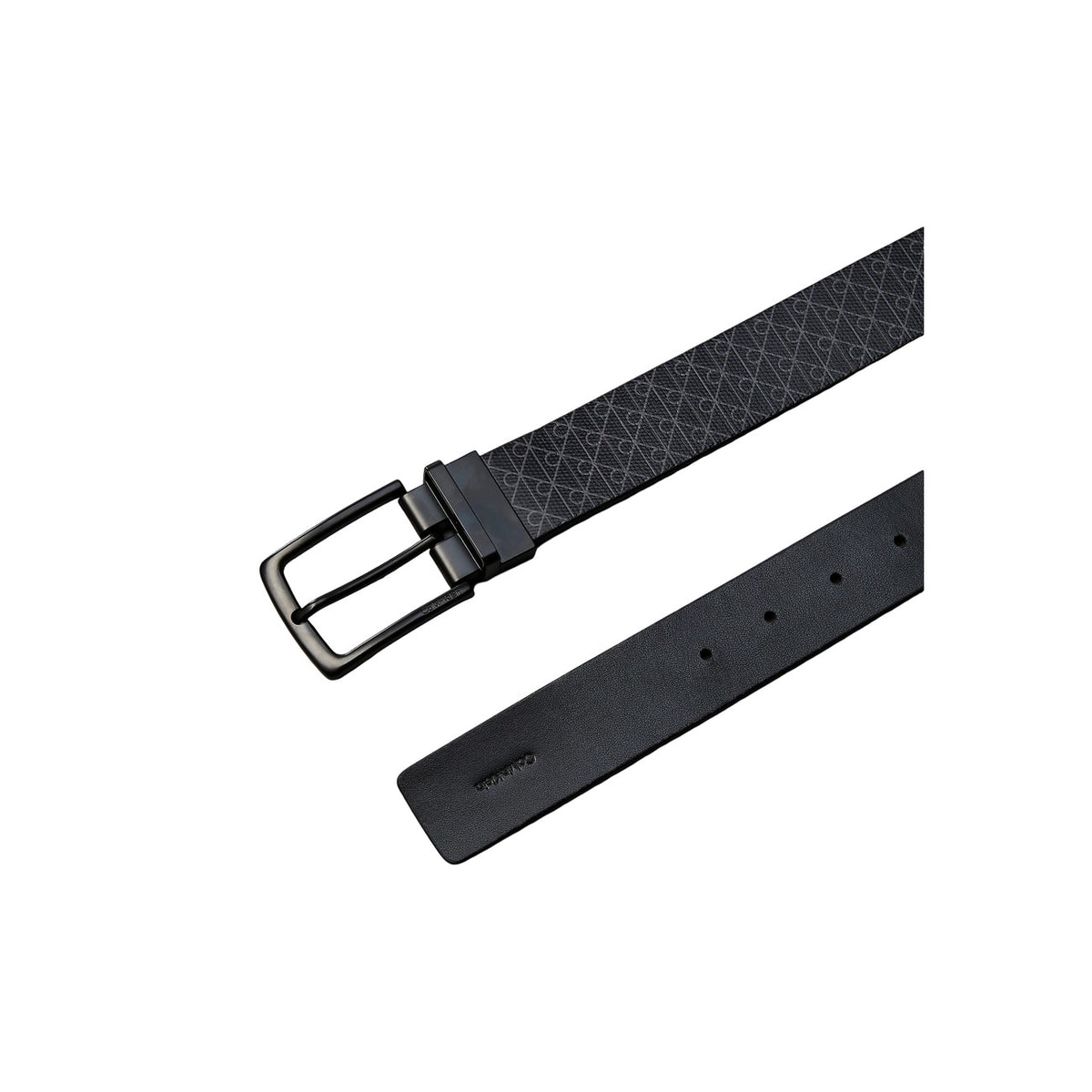 Calvin Klein — Black belt ref. CASUAL PIN AOP COATED 35MM ADJ/man