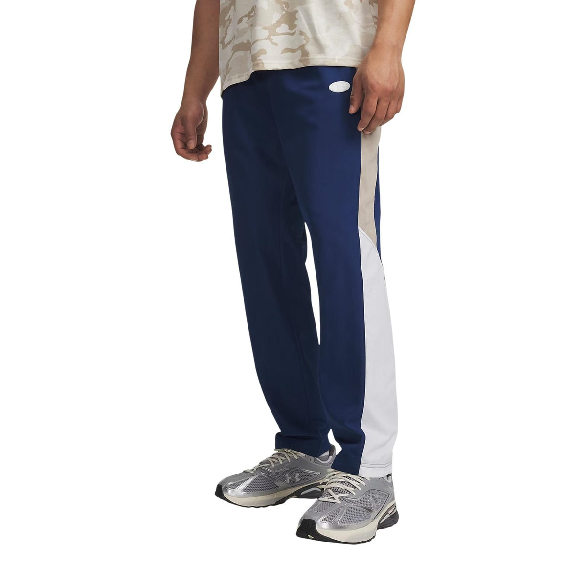 Under Armour — Men's Rival Woven Colorblock Pants Blue